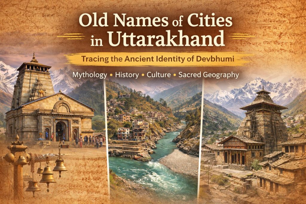 Old Names of Cities in Uttarakhand